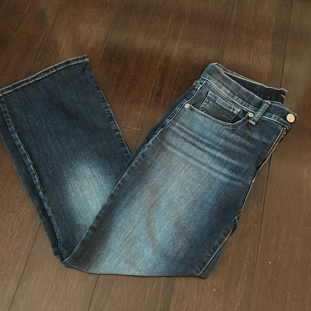 Lucky Brand Jeans, Mid Rise Crop Mini Boot, AVA, Size 6/28, Women’s Lucky Jeans